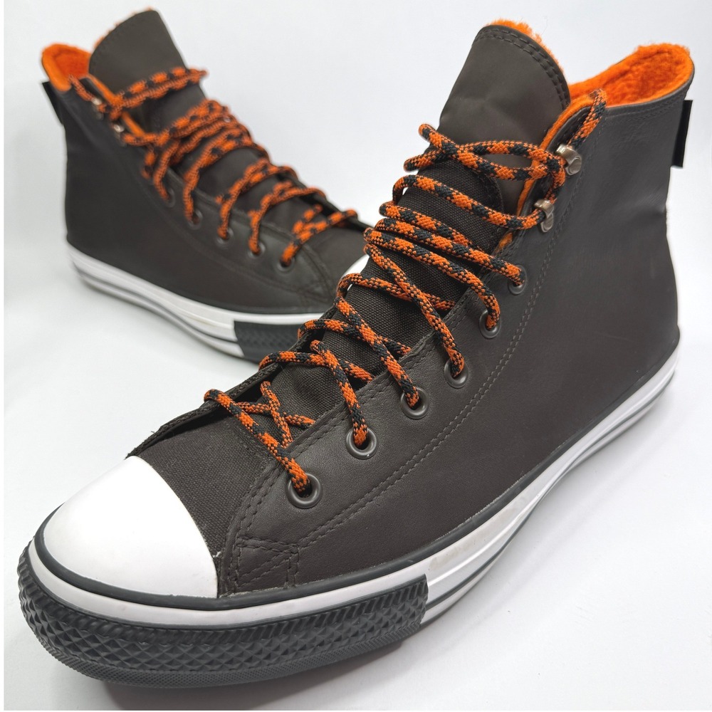 Converse Chuck Taylor Winter Gore-Tex Sneakers Mens 12 Brown Faux Fur Lined